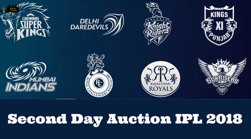 Second Day Auction IPL 2018