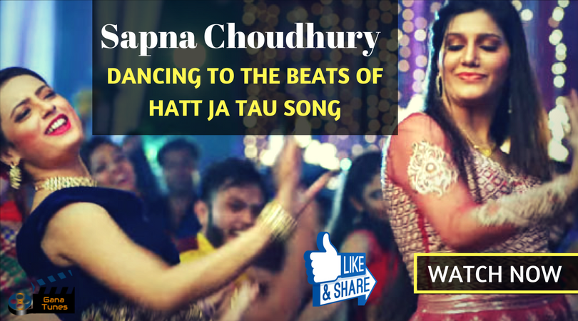 Sapna Choudhury dancing to the beats of Hatt Ja Tau song