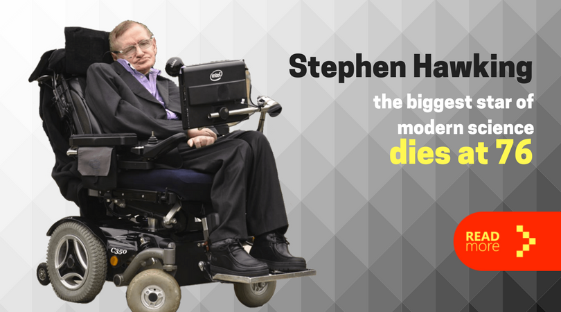 Stephen Hawking dies at 76