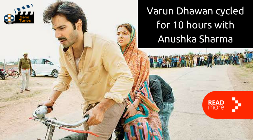 Varun Dhawan cycled with Anushka Sharma