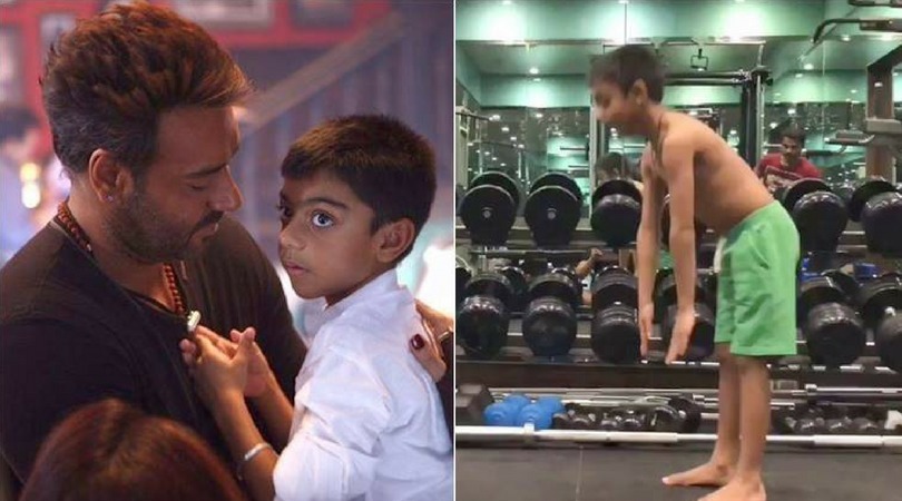 Ajay Devgn's Son Yug fitness challenge