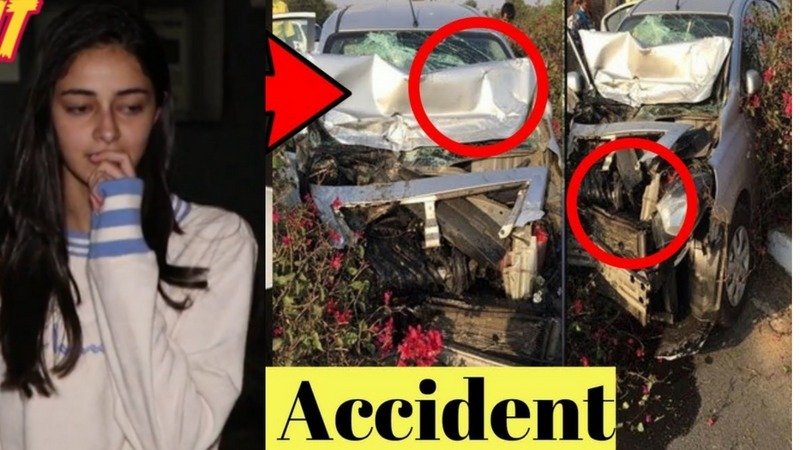 Ananya Panday Escapes accident