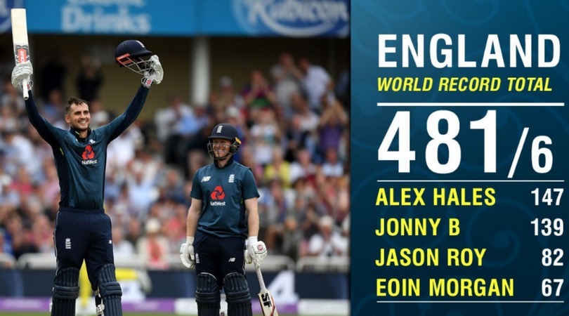 England Smashed A Whopping 481 in an ODI