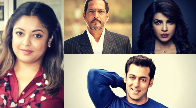 How Salman, Farhan, Priyanka And other B-town Celebs Reacted To Tanushree Dutta's Accusations On Nana Patekar.
